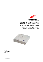 Síťový router Westell Technologies 36R570 Uživatelský manuál