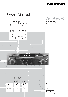 Stereo systém do auta Grundig SOUND NEXT EC 4700 RDS Uživatelský manuál