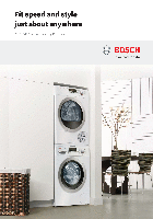 Kompaktní podložky Bosch WAP24202UC Brožura