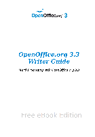 Software OpenOffice.org OpenOffice - 3.3 Writer Guide