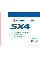 Automobily Suzuki SX4/SX4 SEDAN Manuál pro majitele